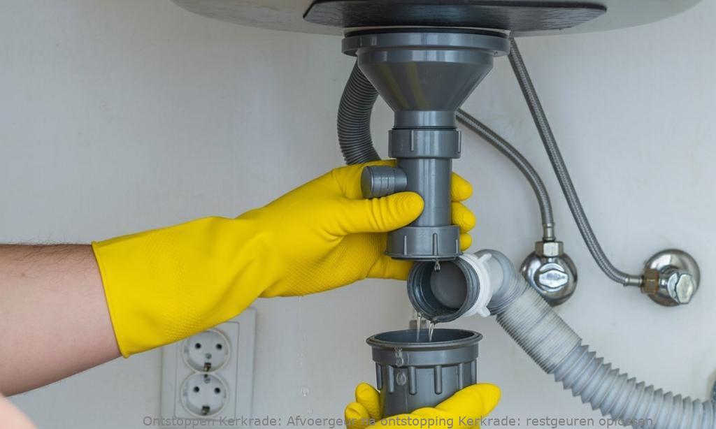 Afvoergeur na ontstopping Kerkrade: restgeuren oplossen