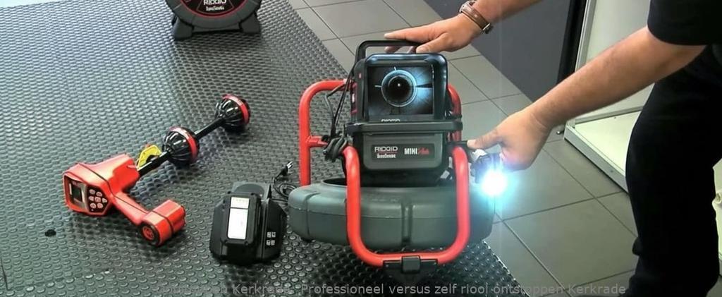 Professioneel versus zelf riool ontstoppen Kerkrade